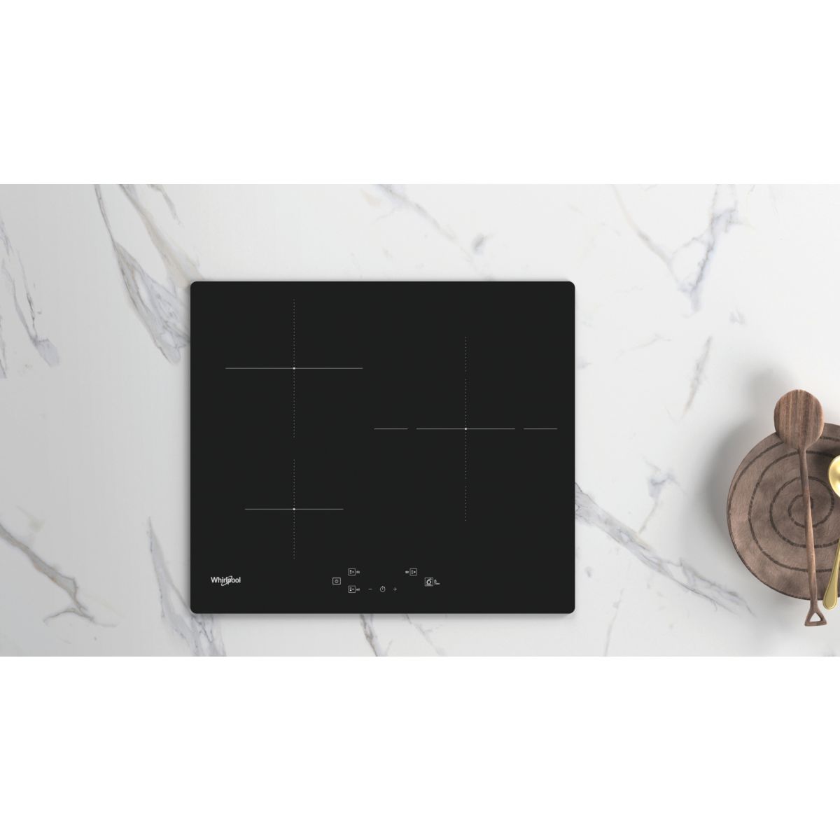 Plaque induction WSQ2460NE couleur unique, WHIRLPOOL