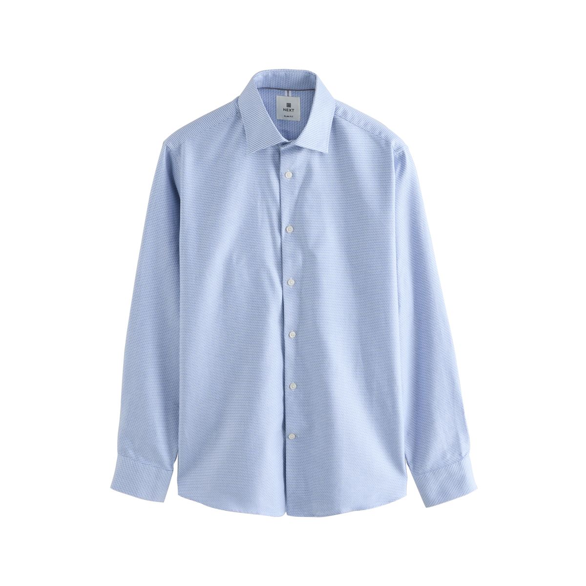 Chemise texturée haut de gamme bleu, NEXT
