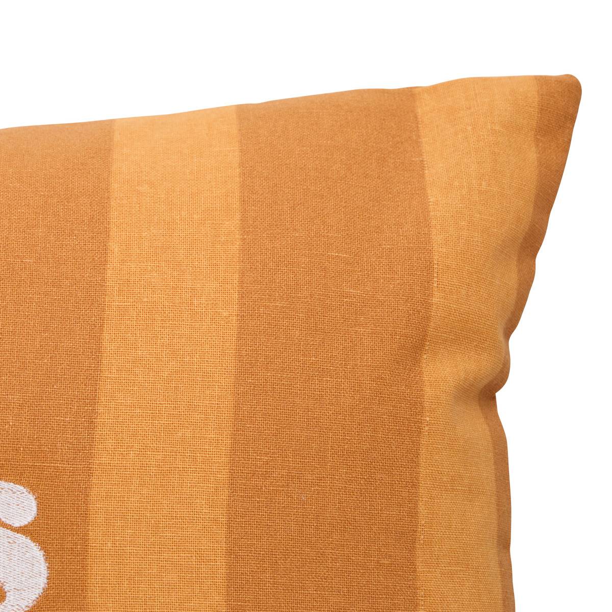Coussin rectangulaire BICHETTE ocre, ATMOSPHERA