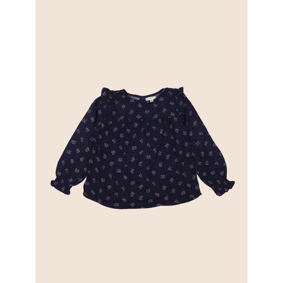 Blouse - Bon état bleu, VERTBAUDET