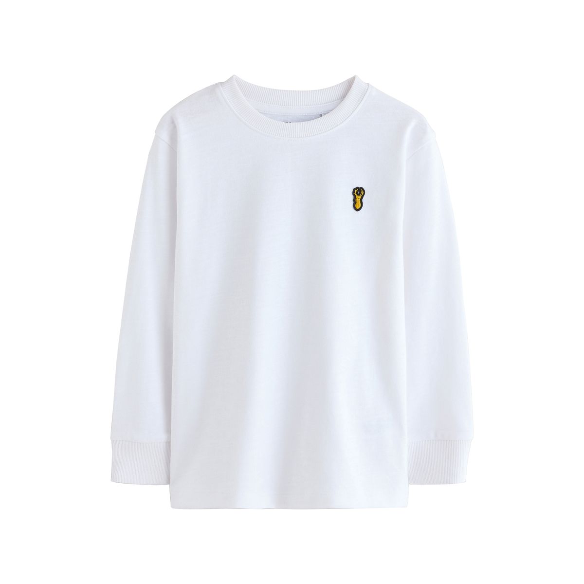 T-shirt confortable manches longues, lot de 8 noir/blanc/bleu, NEXT