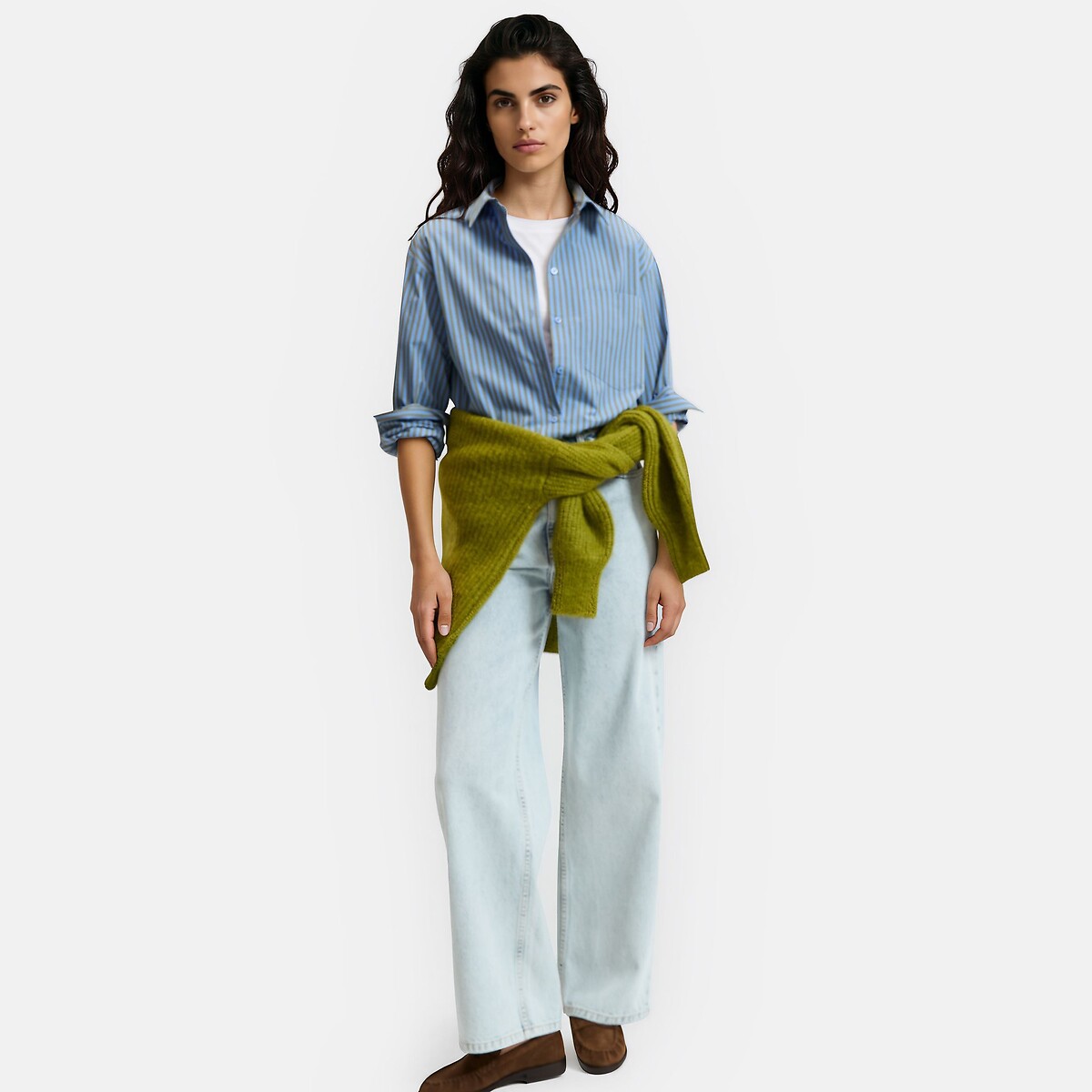 Jean large Signature, MARCEAU bleu bleach, LA REDOUTE COLLECTIONS