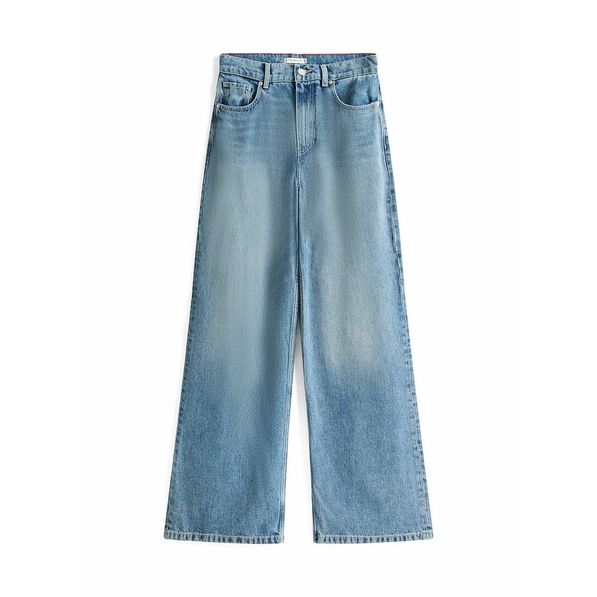 Breite, hochgeschnittene Jeans aus Lyocell-Denim 90010543, TOMMY HILFIGER