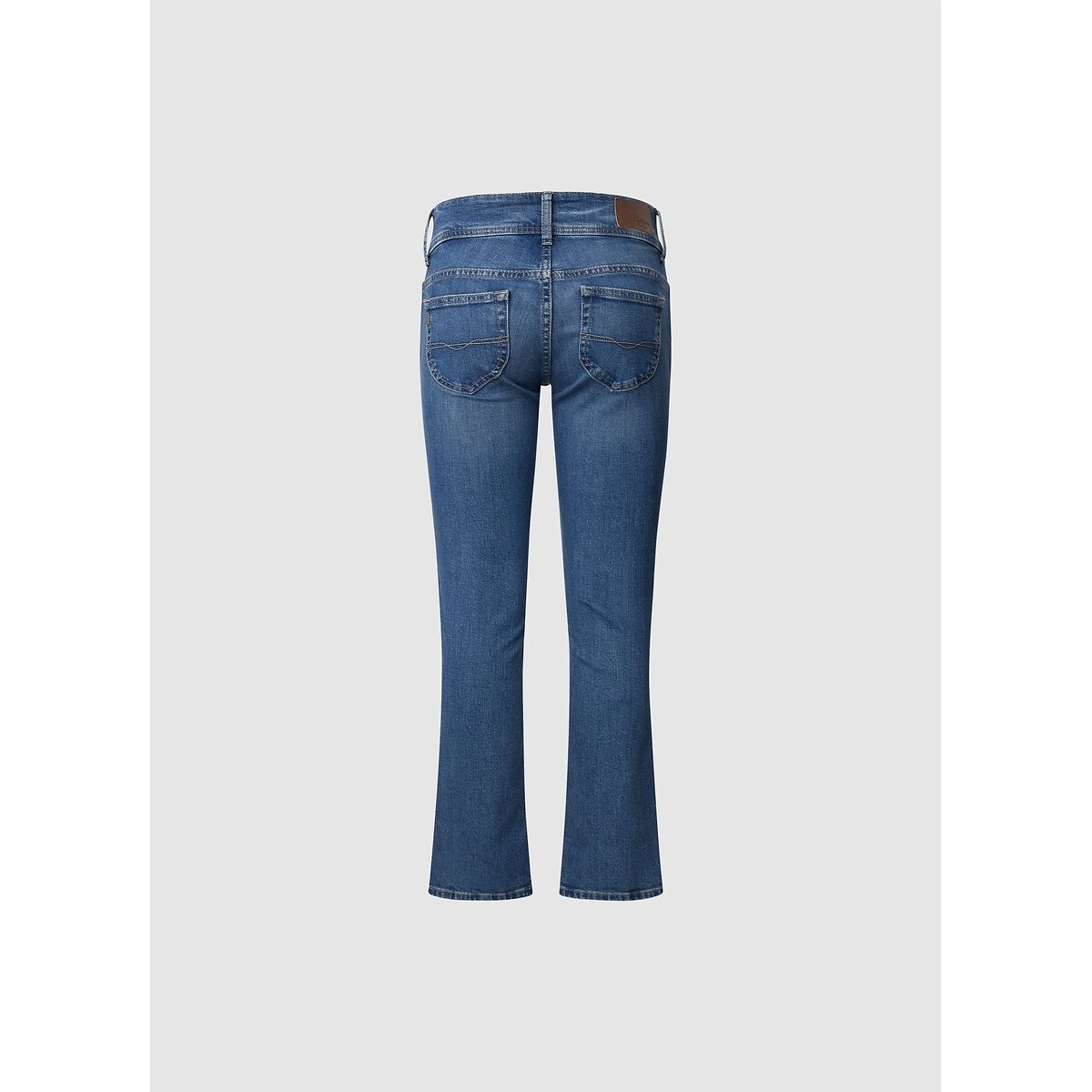Slim Fit Jeans, Low Rise medium blue wiser wash, PEPE JEANS