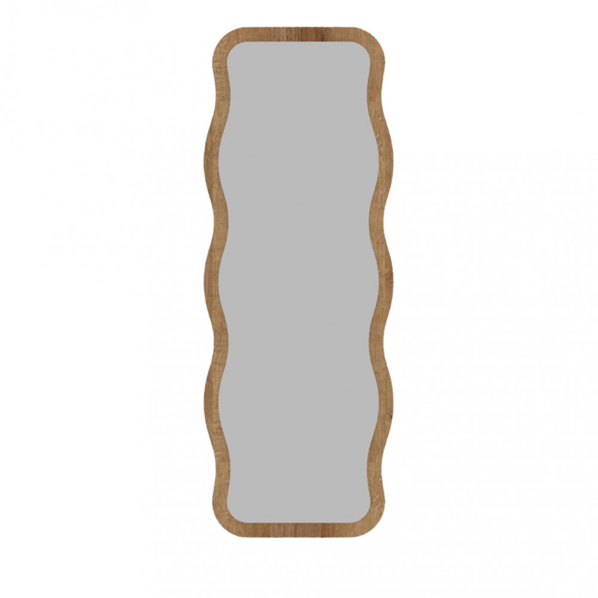 Miroir sur pieds en bois 50x160cm- LUNA bois clair, DRAWER