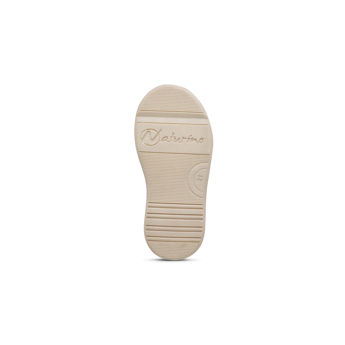 Baskets en cuir et en daim RIBY VL. blanc-rose-platine, NATURINO