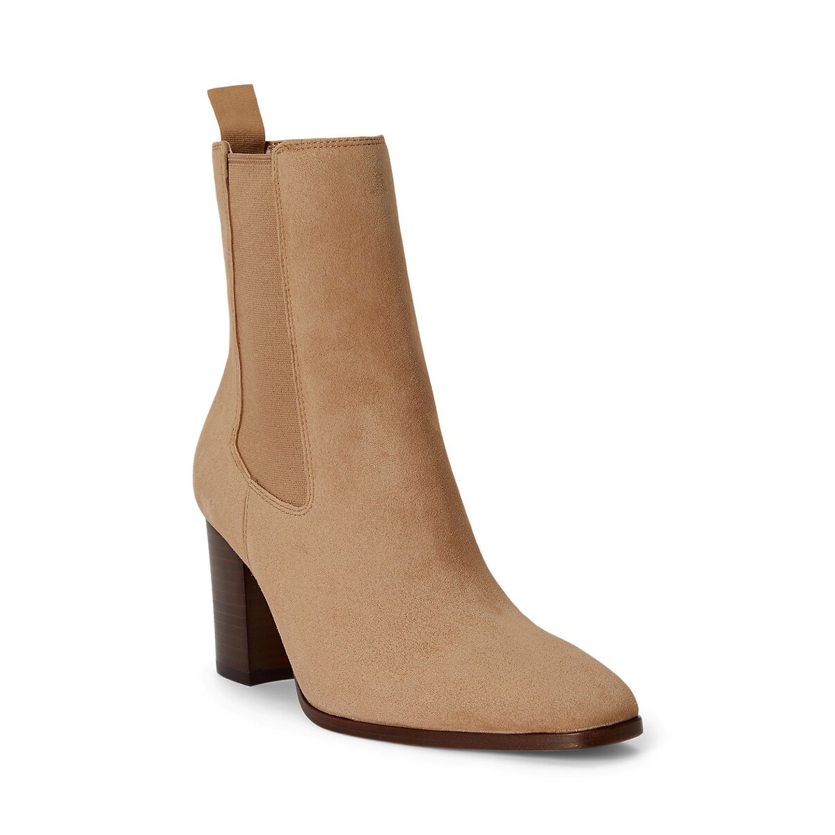 Bottines chelsea en cuir suède, RLYN camel, LAUREN RALPH LAUREN