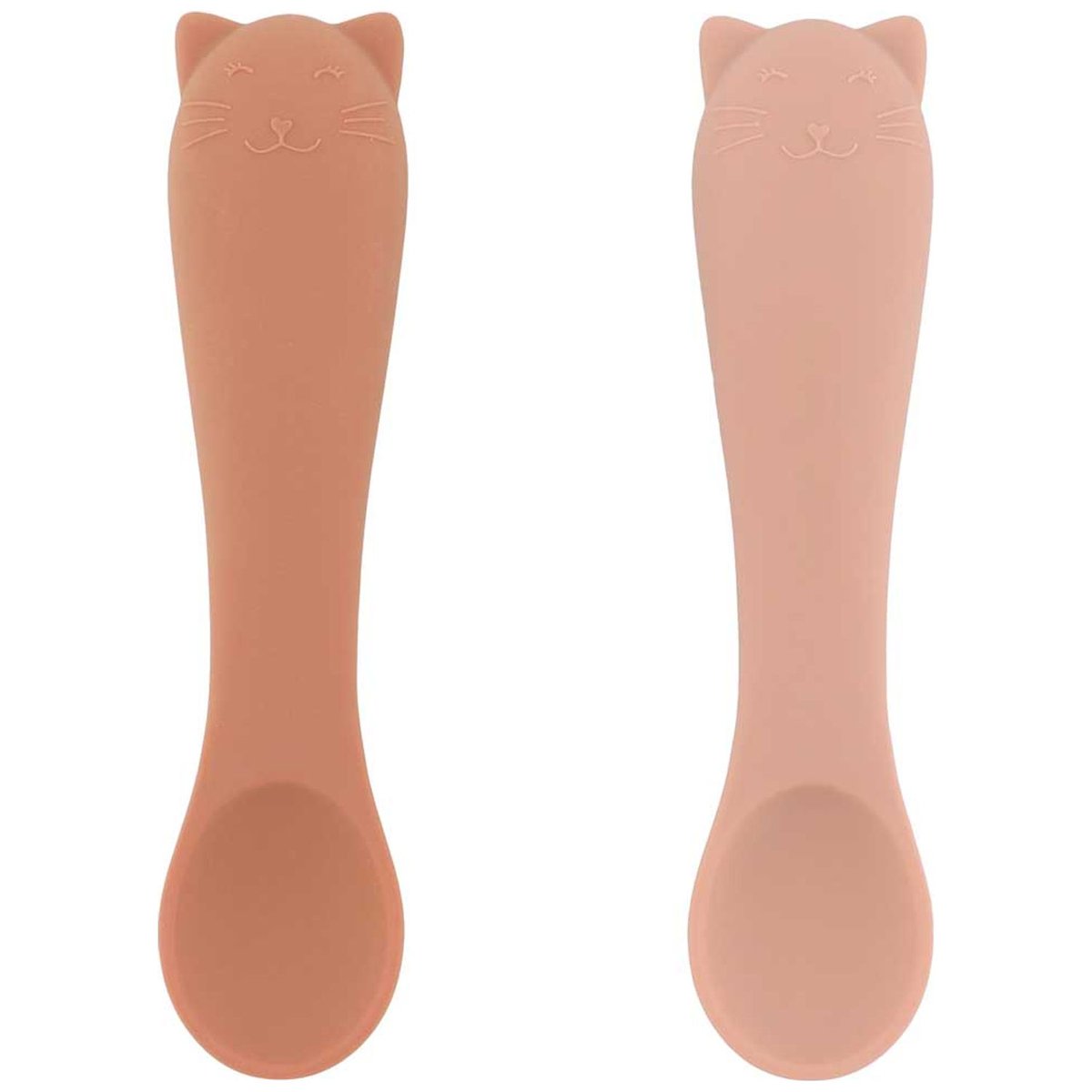 Lot de 2 cuillères pour bébé rose, TRIXIE