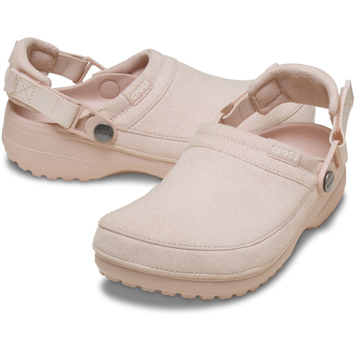 Socas Classic Crafted vegan camurça rosa, CROCS