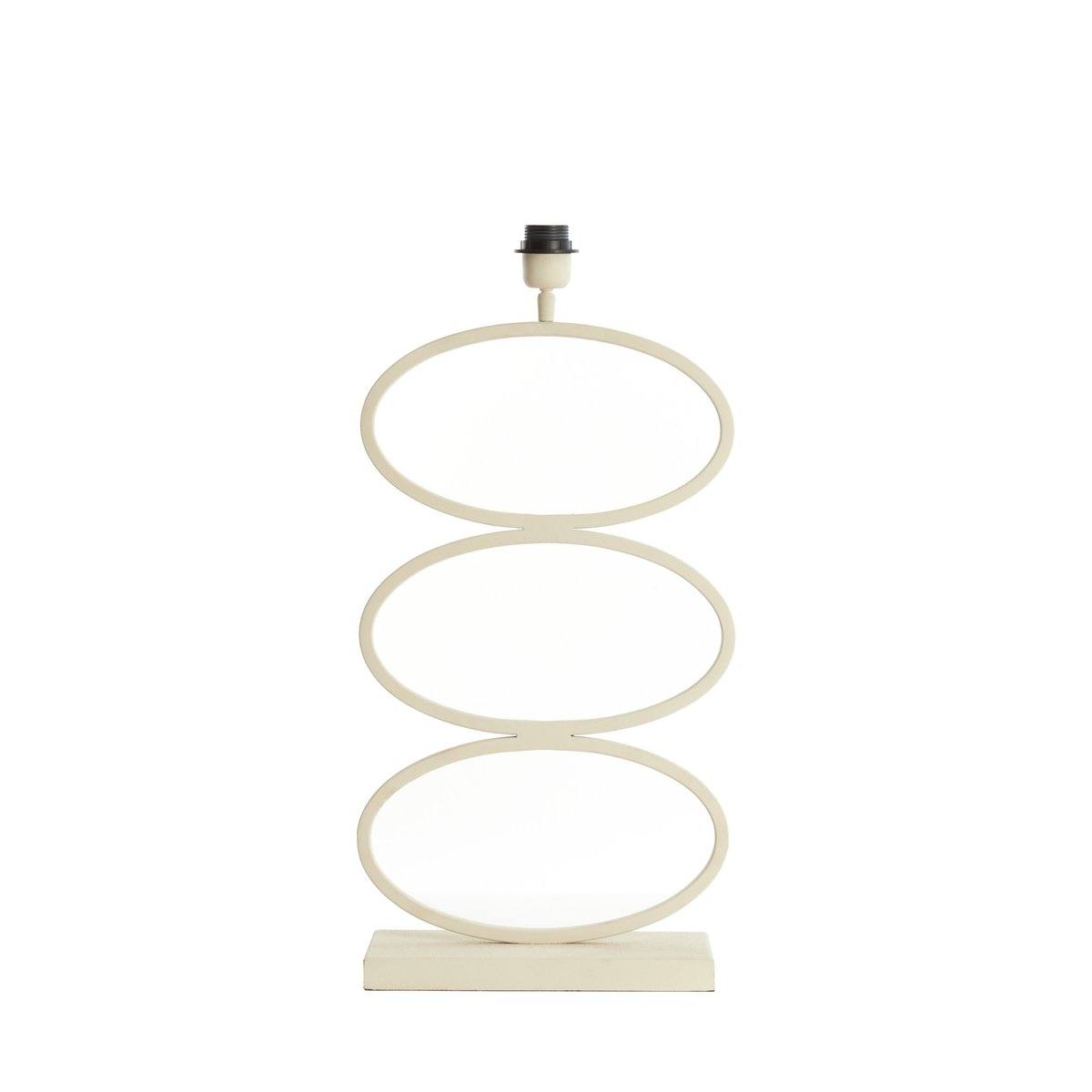 Base De La Lampe Métal STELIUS crème, LIGHT & LIVING
