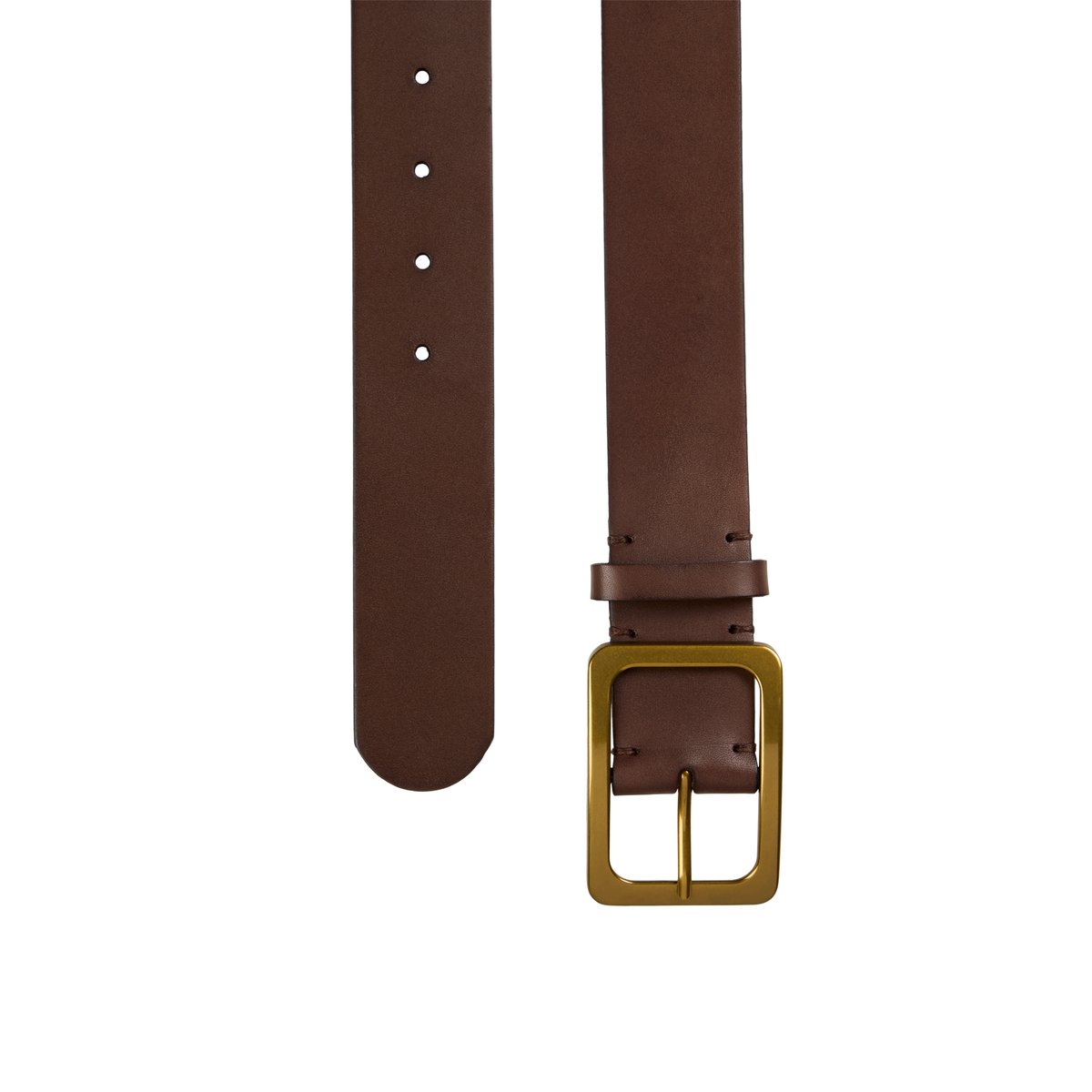 Ceinture en cuir de vache de haute qualité marron, MARC O'POLO