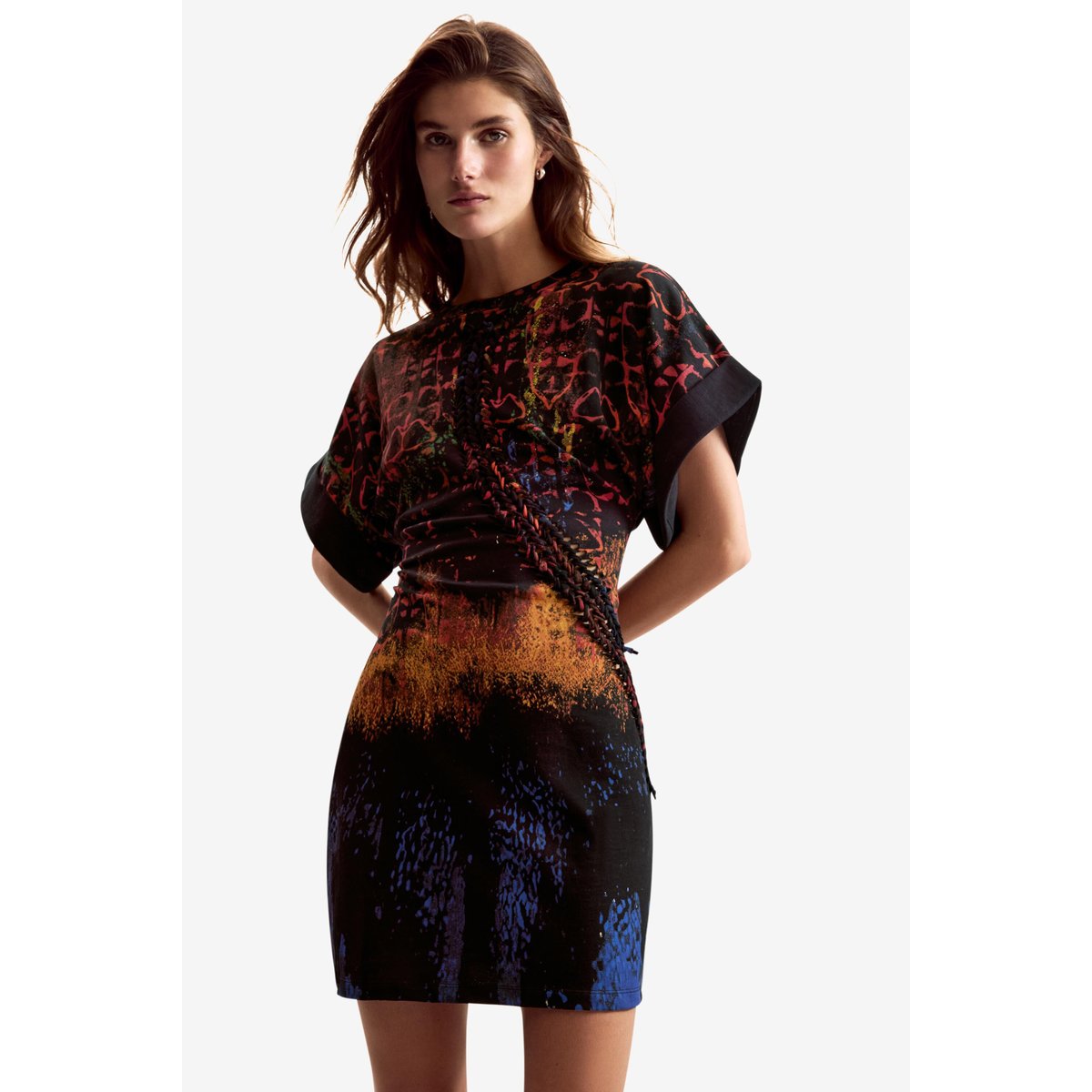 Robe conçue par Mr. Christian Lacroix multicolore, DESIGUAL