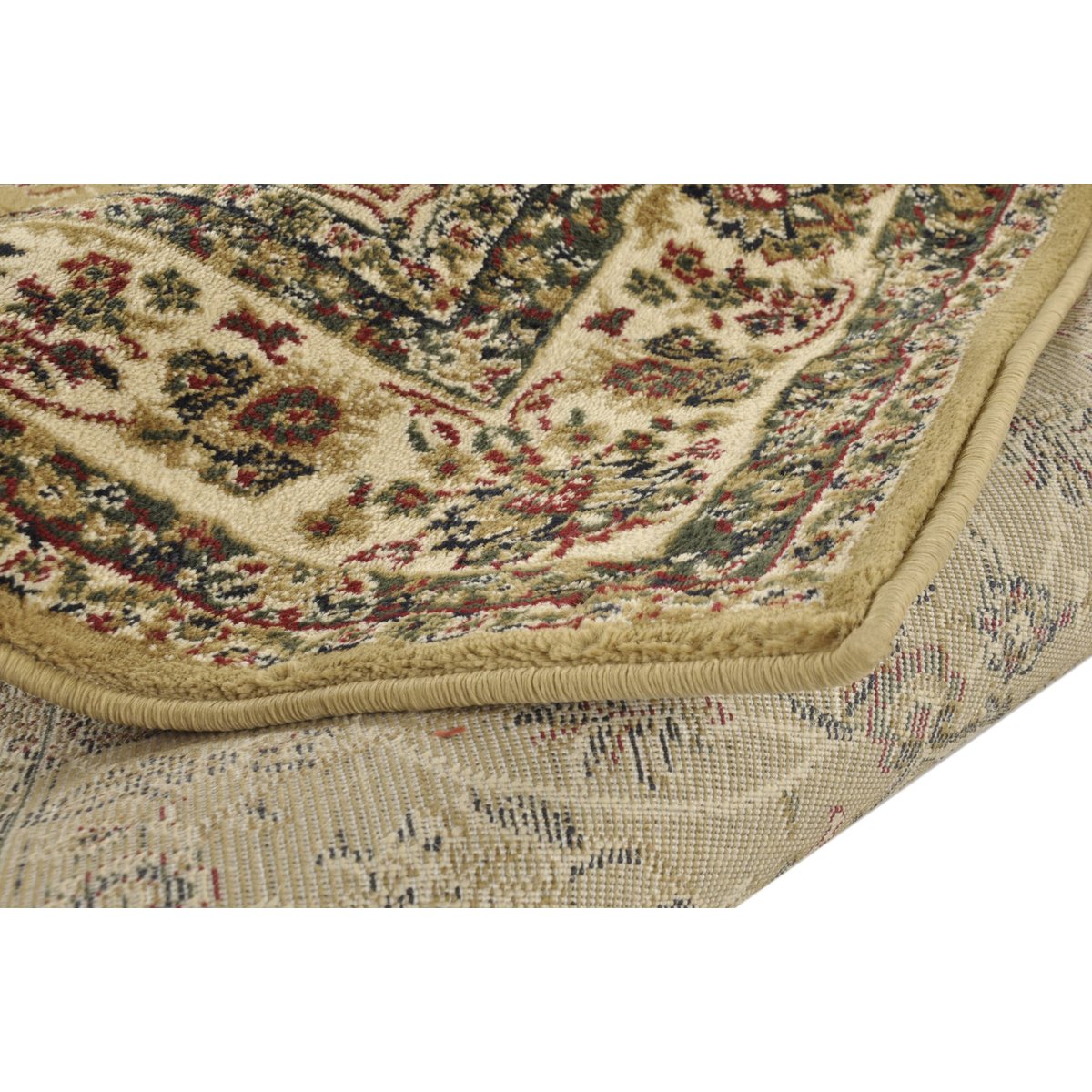 Tapis salon tissé doux - HAMADAN camel, THEKO