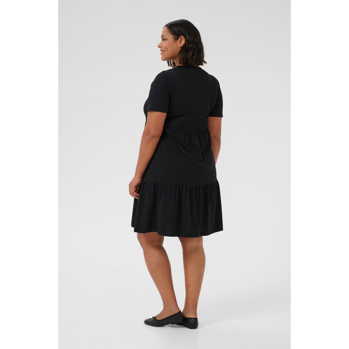 Robe noir black deep, KAFFE CURVE