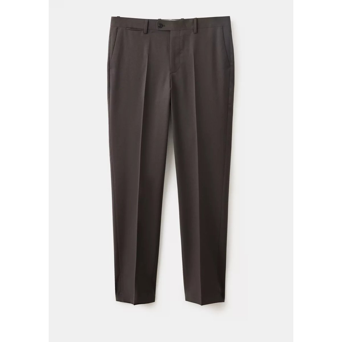 Pantalon costume Turín 100 % laine marron, MANGO MAN