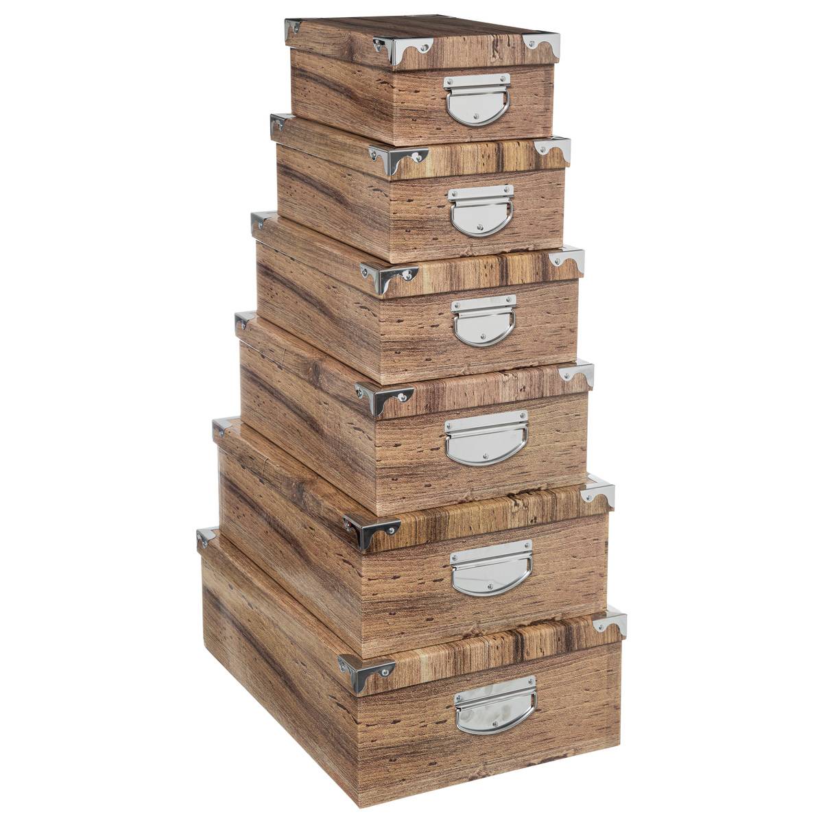 Boîte Coins MTL x6 Vie Sauvage BOX' beige, 5FIVE SIMPLY SMART