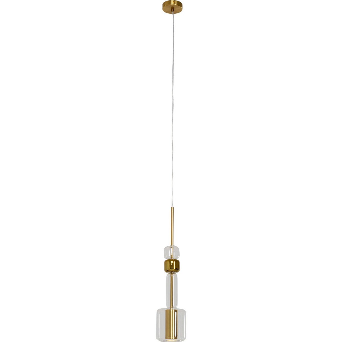 Suspension en verre et acier, CANDY BAR or, KARE DESIGN
