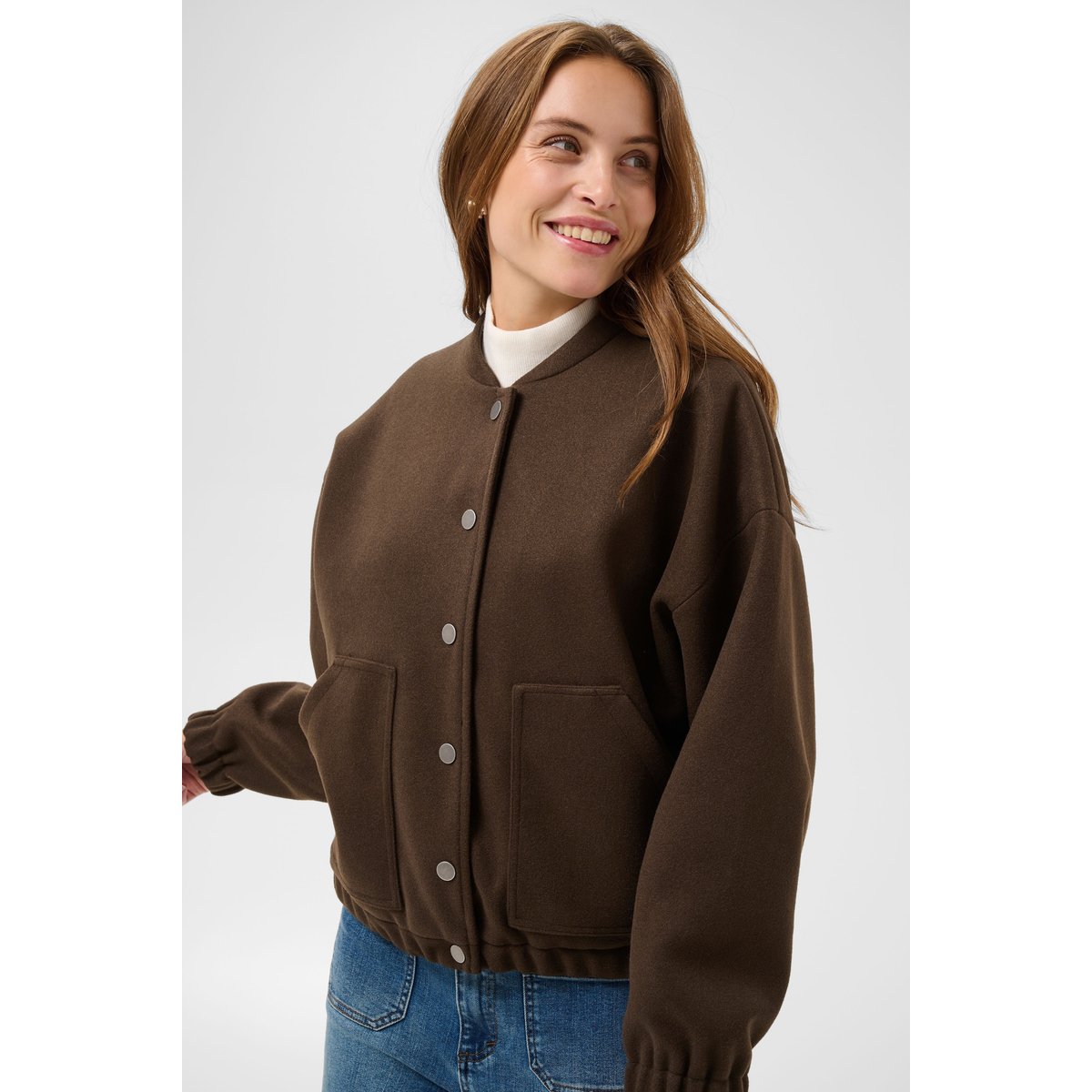 Manteau marron coffee bean, KAFFE