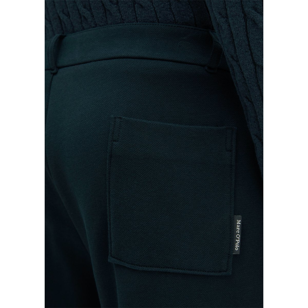 Pantalon de survêtement coupe classique en coton bio bleu, MARC O'POLO