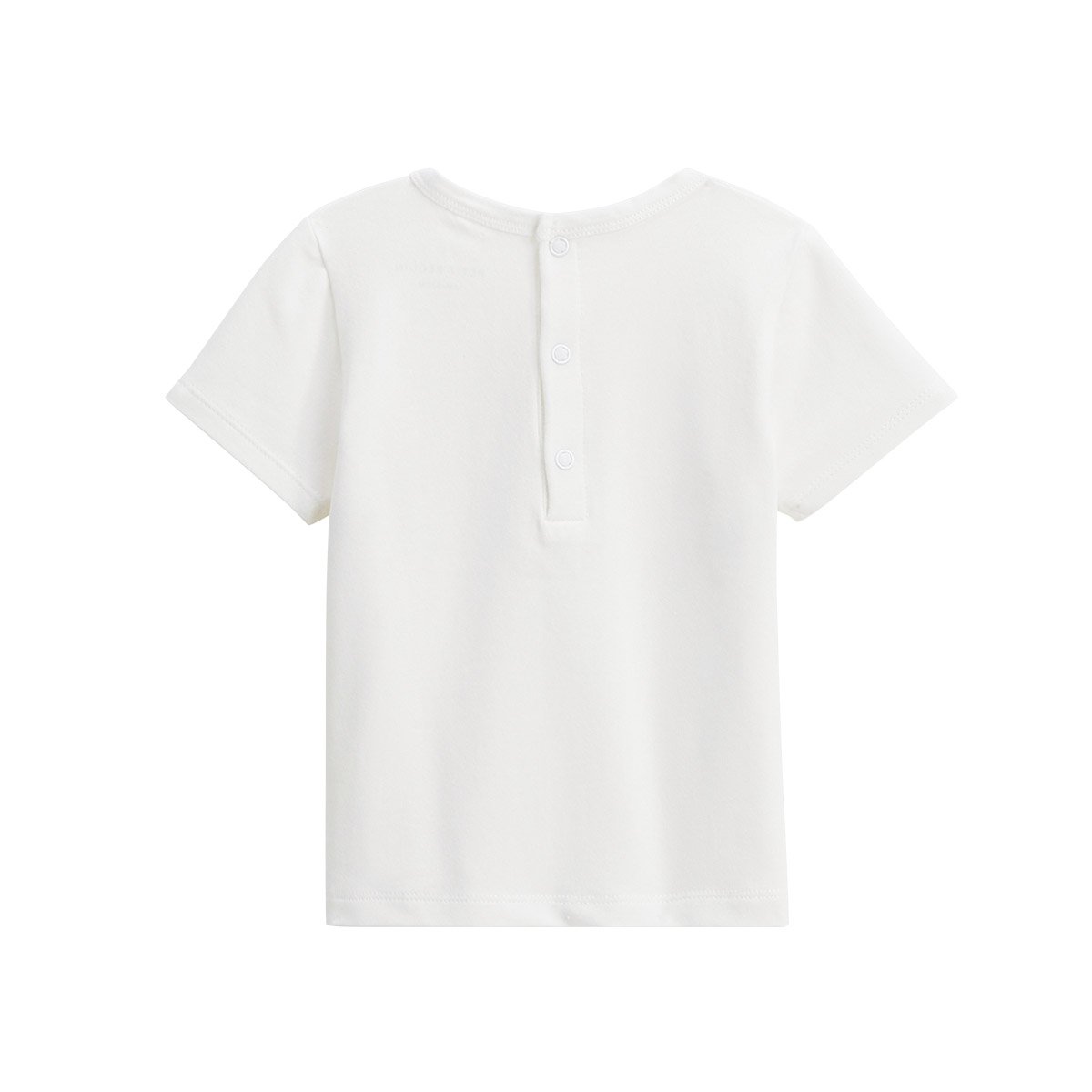 Ensemble enfant t-shirt et short en gaze de coton Liwa ecru, PETIT BEGUIN