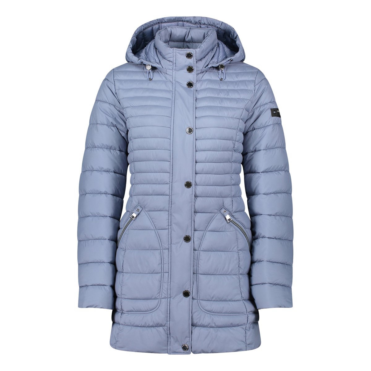 Veste matelassée à capuche amovible country blue, BETTY BARCLAY