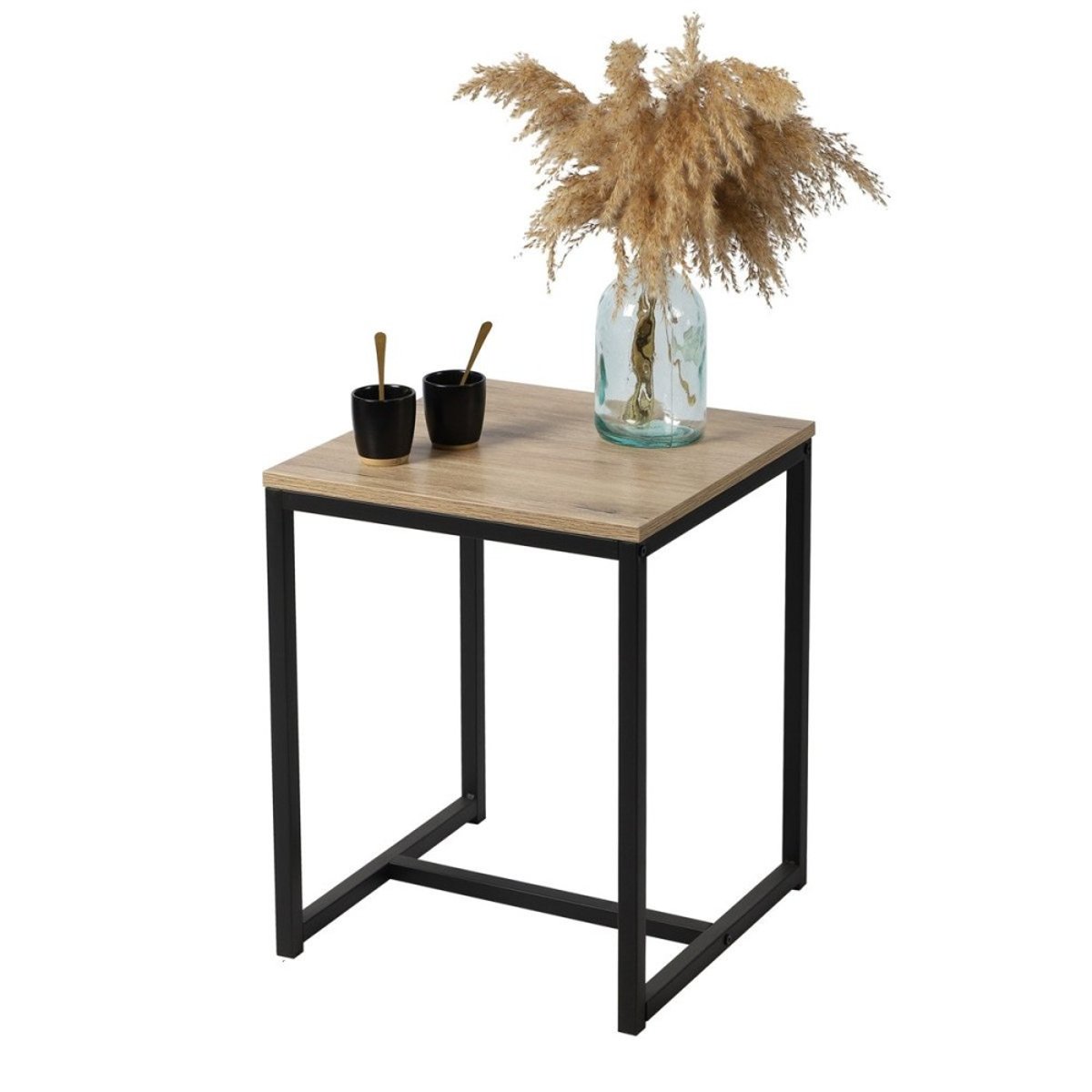 Table d'appoint Loft marron, DECORATIE