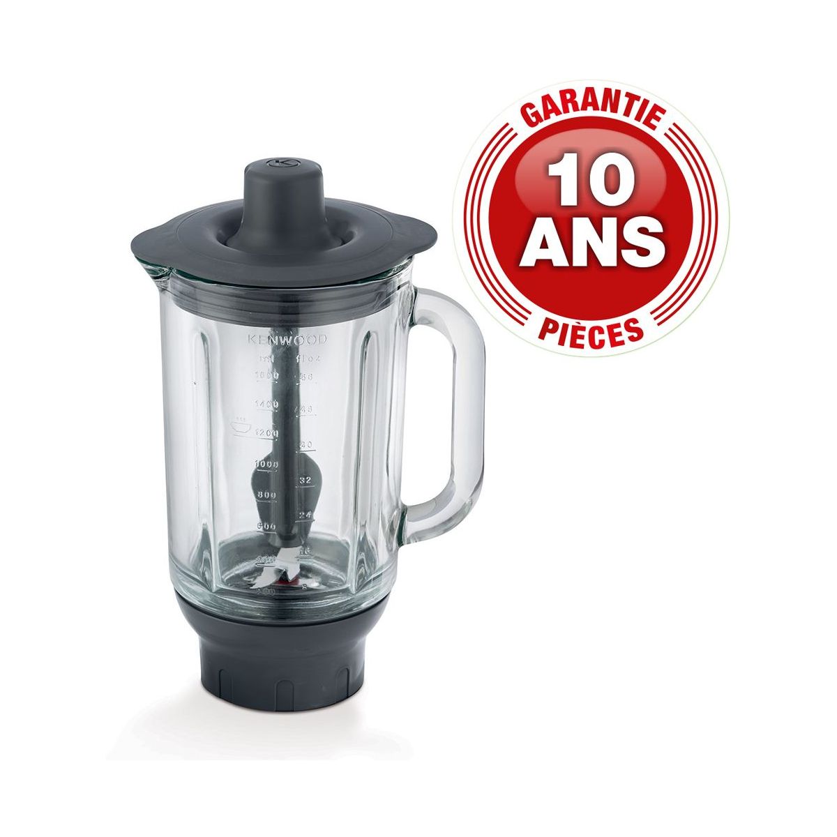 Blender KAH371GL Blender thermoresist transparent/gris, KENWOOD