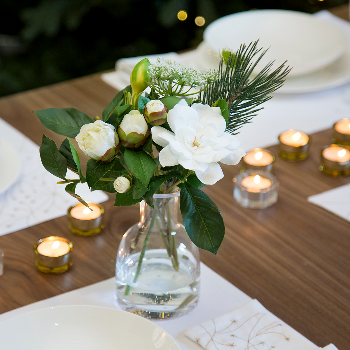 Branche de pin artificielle H74 vert, SIA DECO