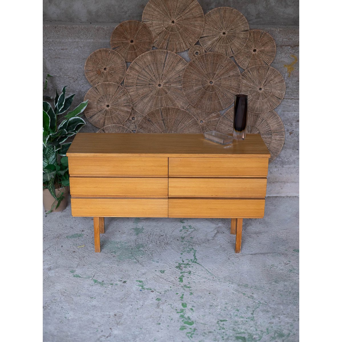 Enfilade scandinave Margaret N°777 - Bon état bois clair, DEBONGOUT