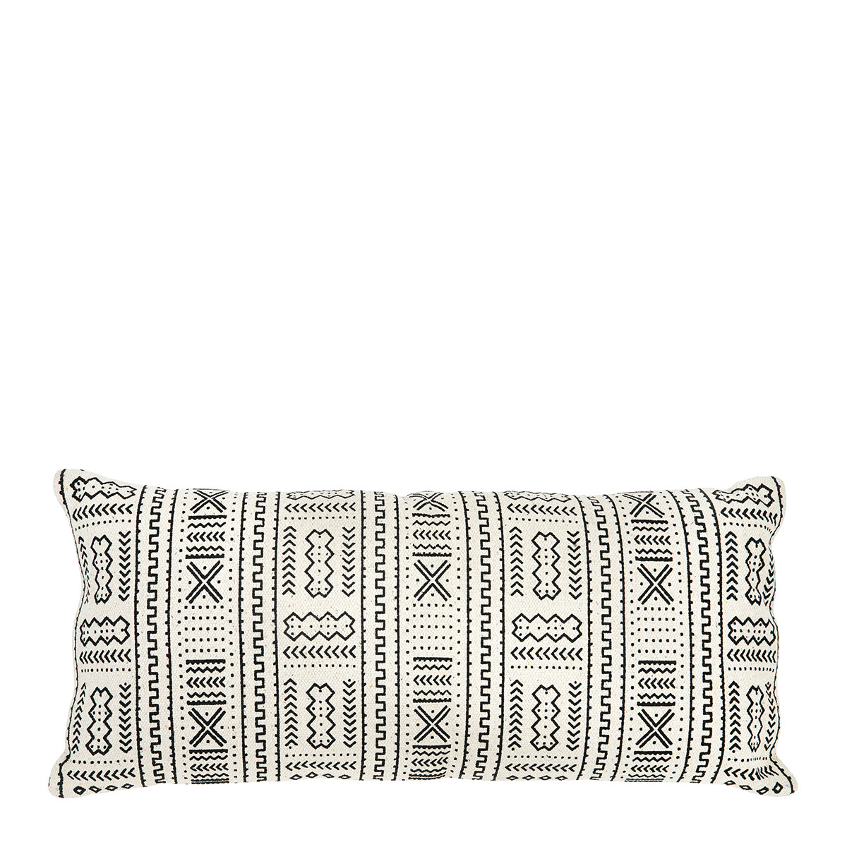 Coussin en coton blanc, BLANC D’IVOIRE