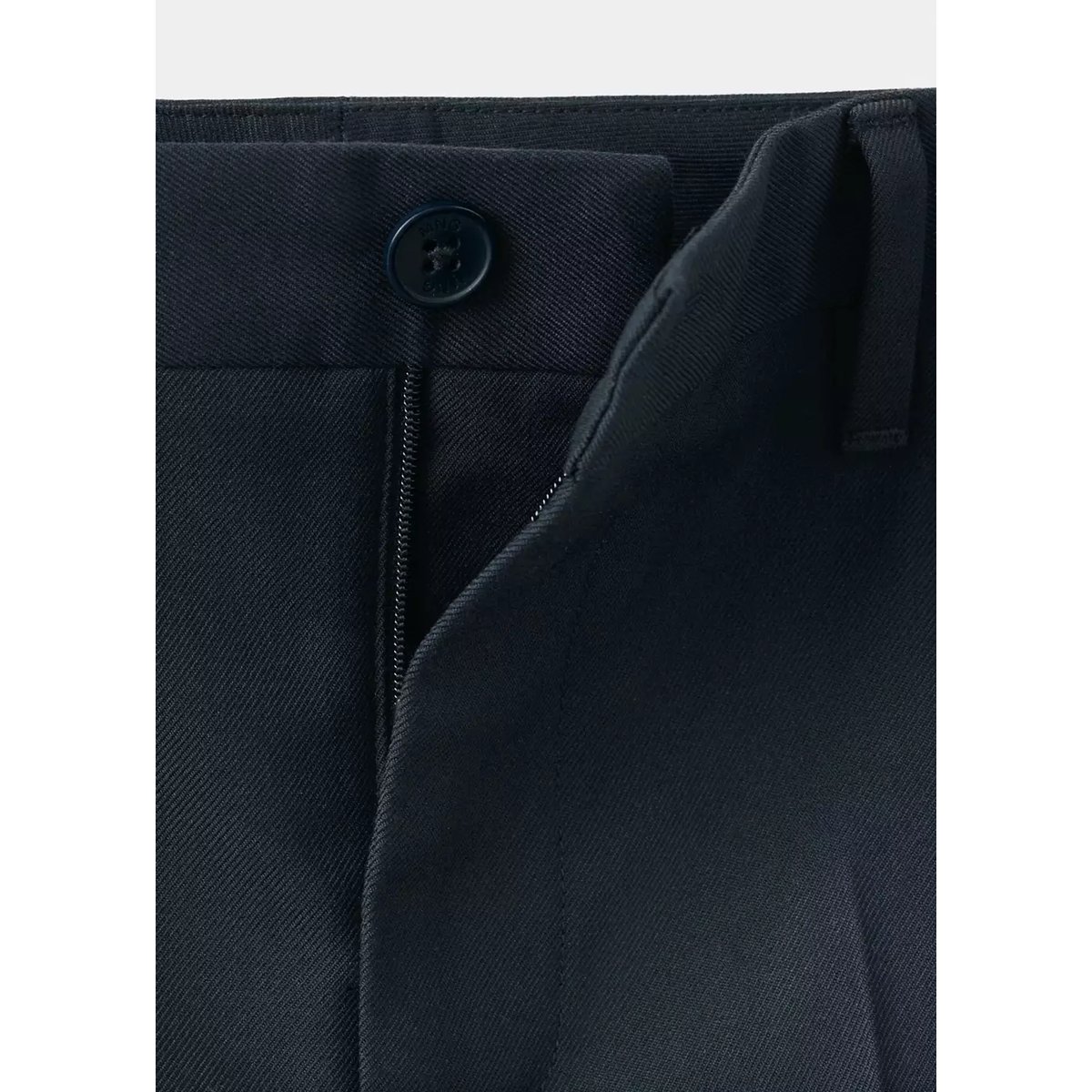 Pantalon de tailleur droit bleu marine, MANGO KIDS
