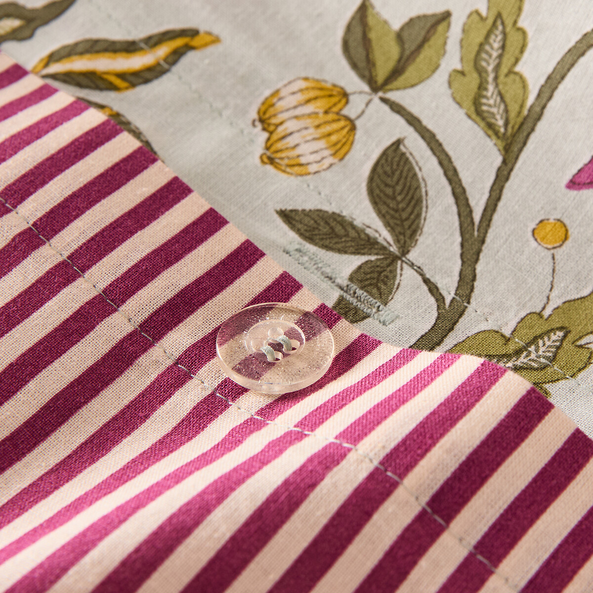 Funda nórdica de algodón lavado, estampado de flores, HARNEY estampado de flores, LA REDOUTE INTERIEURS