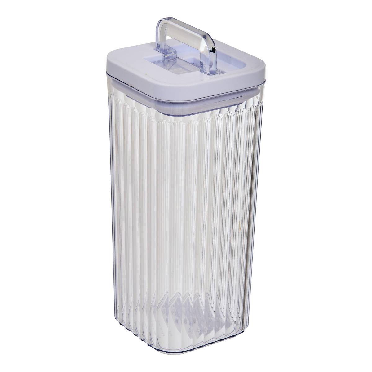Boîte de conservation carrée 1,5L STREAKS transparent, 5FIVE SIMPLY SMART
