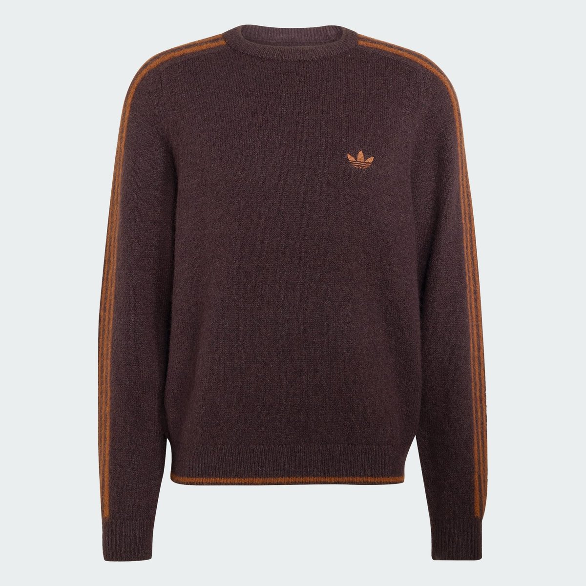 Sweat-Shirt Ras-Du-Cou Maille Pelucheuse 3 Bandes Sweat-Shirt Ras-Du-Cou Maille Pelucheuse 3 Bandes aurora coffee, adidas Originals