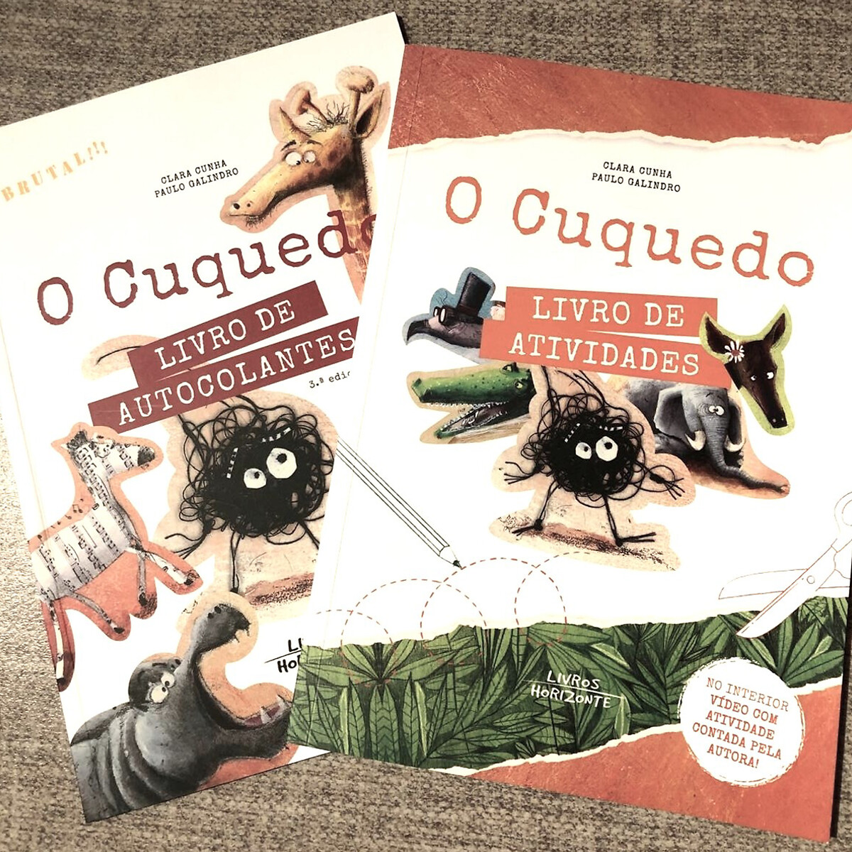 Livro O Cuquedo - Livro de Autocolantes e Livro de Atividades multicolor, LIVROS HORIZONTE