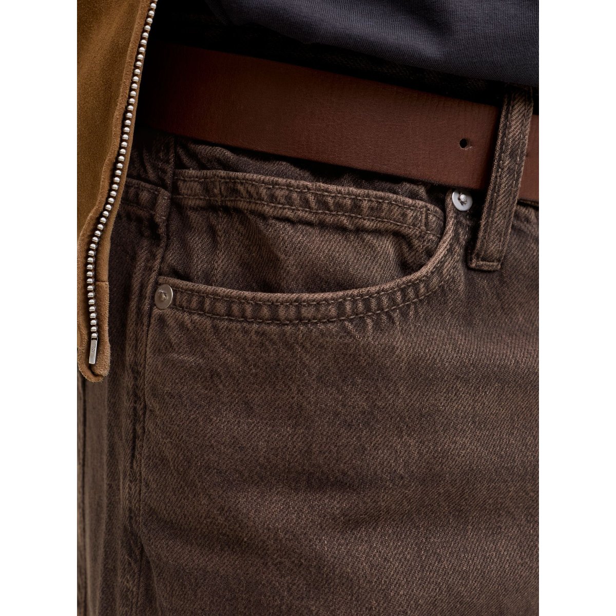 Jean À Coupe Ample black denim, JACK & JONES
