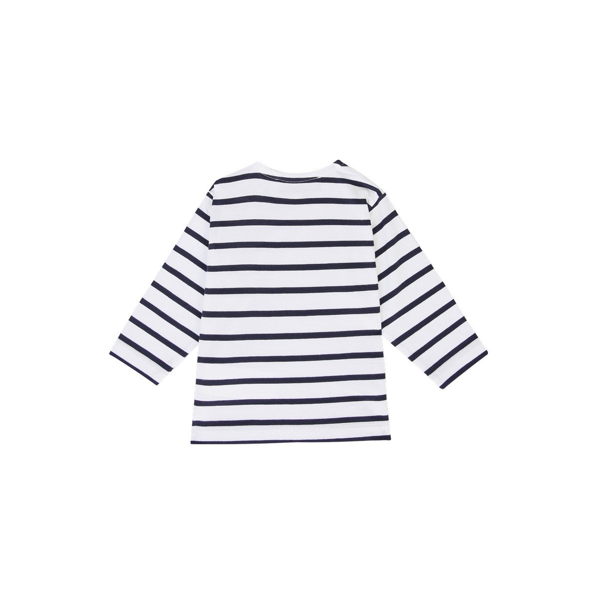 Marinière bébé - coton épais blanc/navire, ARMOR-LUX