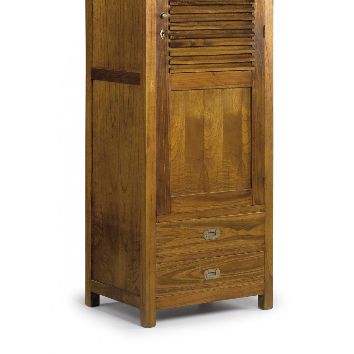 Armoire 2 tiroirs bronze - ONÉLINE marron, DECORATION D’AUTREFOIS