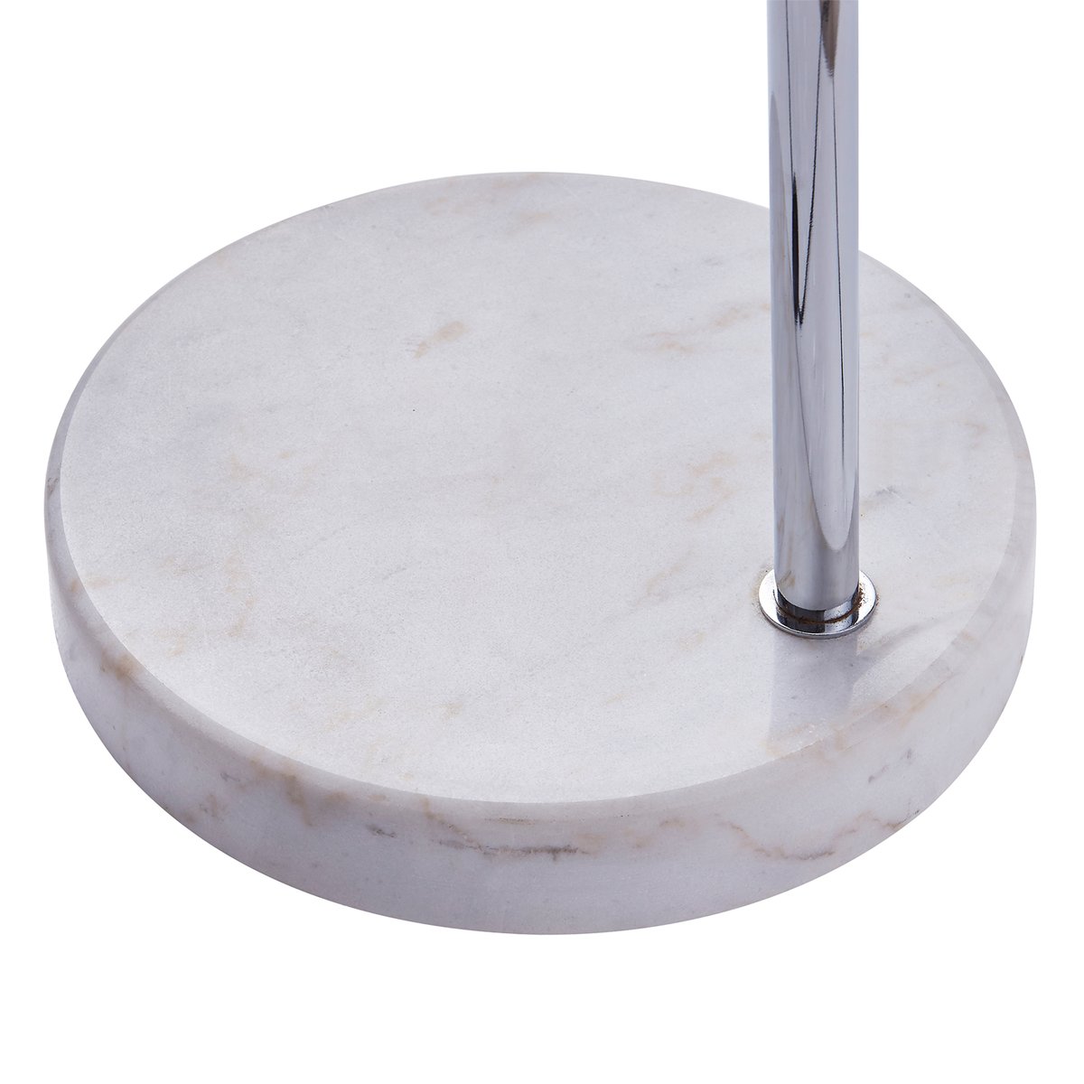 Lampadaire Intérieur Arc Métal avec base marbre, ARQUER gris, TEAMSON HOME