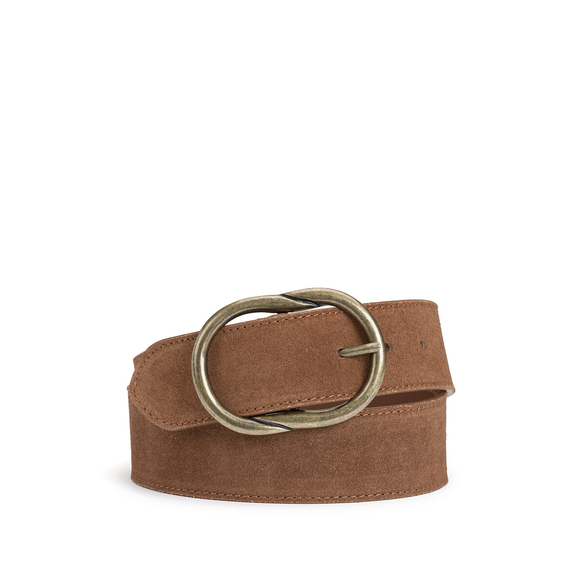 Ceinture en cuir suédé Laura cognac, PIECES