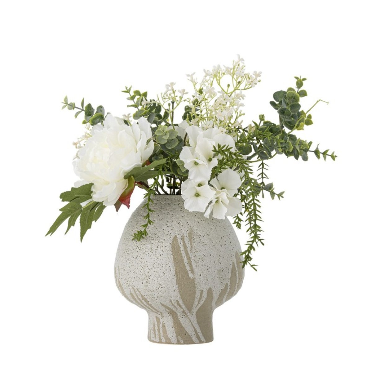 Petit bouquet de fleurs artificielles blanc, BLOOMINGVILLE