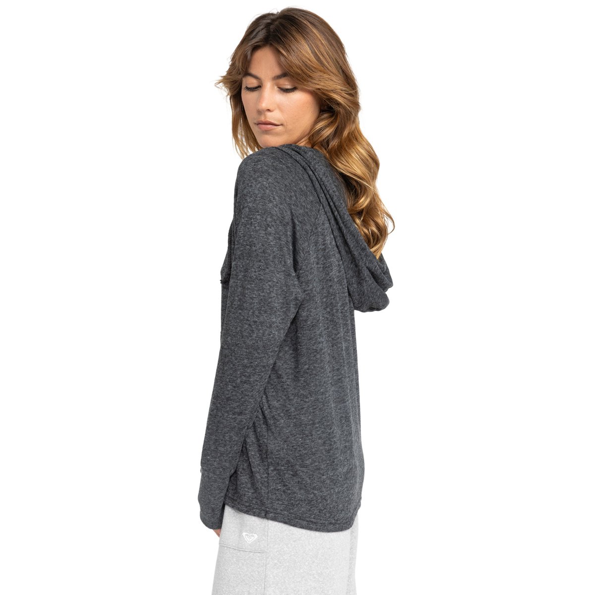 Sweat à capuche DESTINATION SURF. noir anthracite, ROXY
