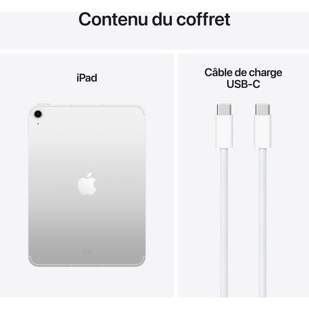 Tablette Apple 11 128Go Argent Cellular argent, APPLE