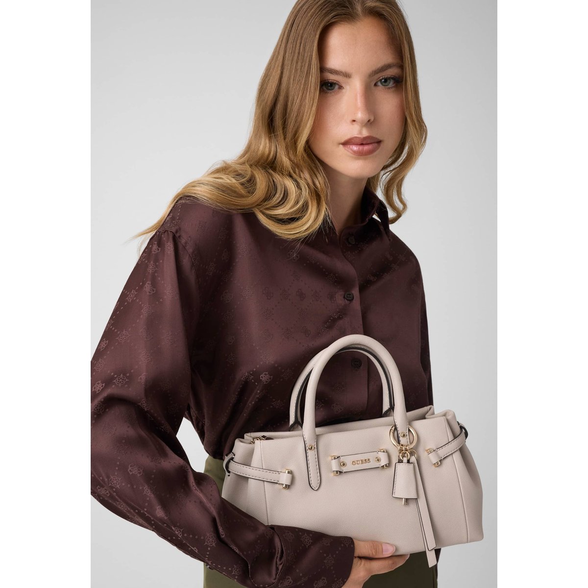 Sac À Main Dorothy crème, GUESS