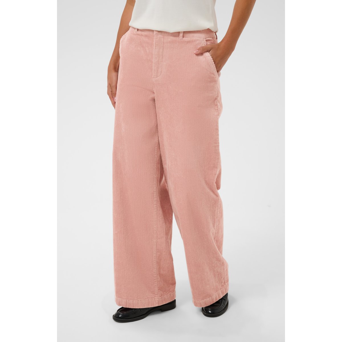 Pantalon casual rose pale mauve, KAFFE