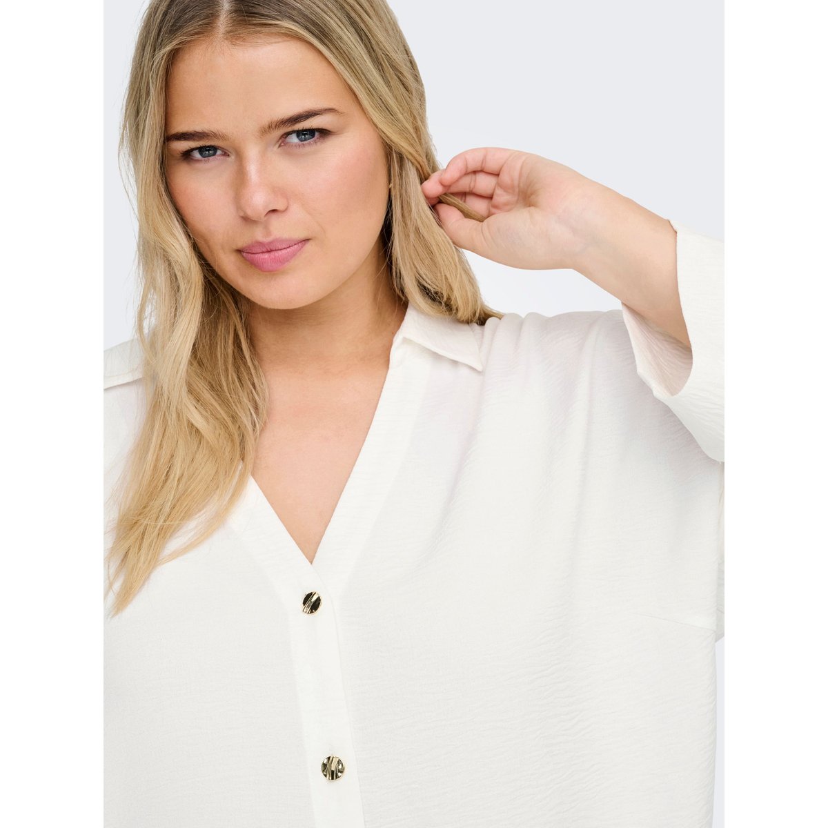 Blouse cloud dancer, ONLY CARMAKOMA