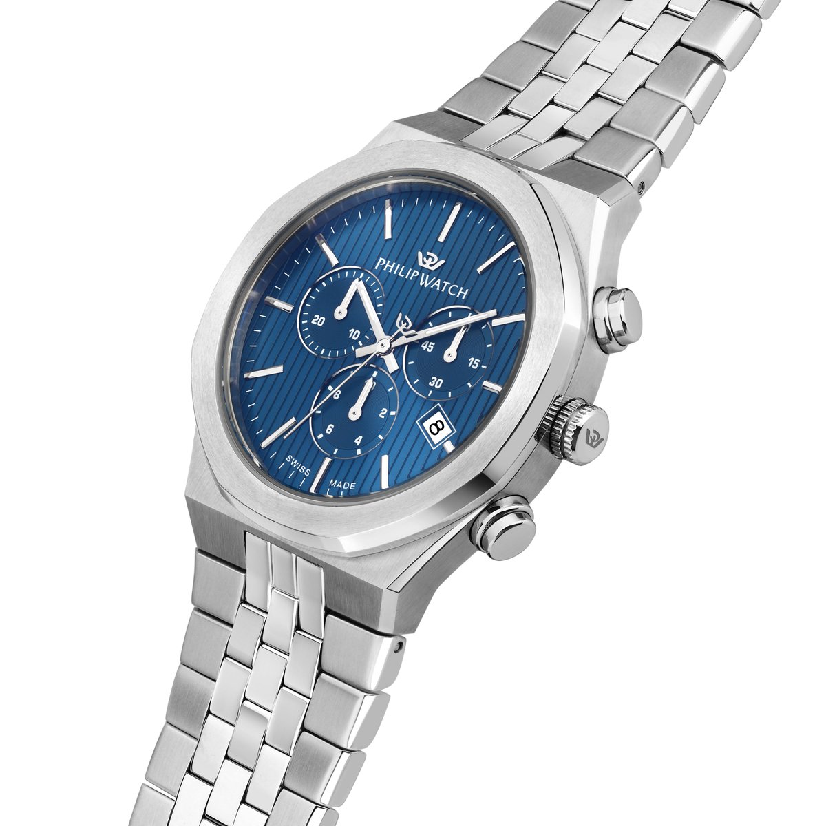 Montre-chronographe WINDSURF bleu, multi finitions, PHILIP WATCH