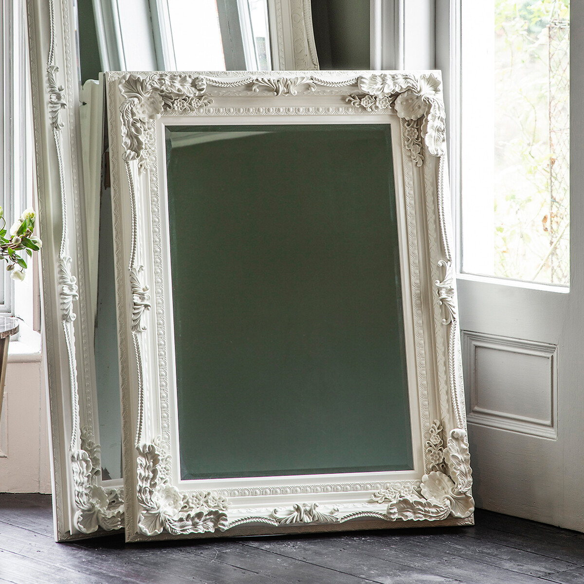 90cm Chancey Ornate Wall Mirror cream, ÉDITÉ