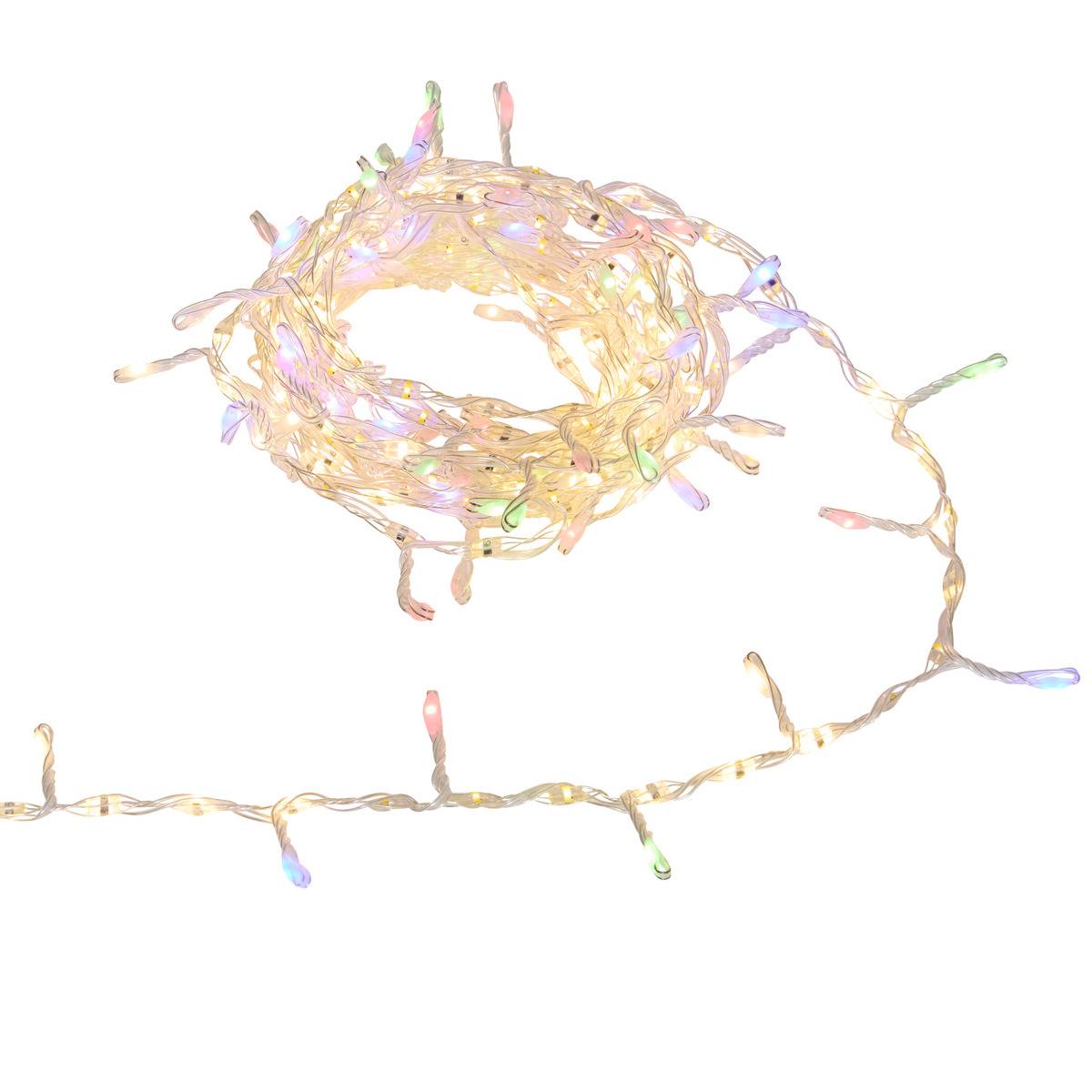 Guirlande lumineuse extérieure 300 LED duo blanc chaud blanc chaud l.4m cuivre multicolore, FEERIC LIGHTS & CHRISTMAS