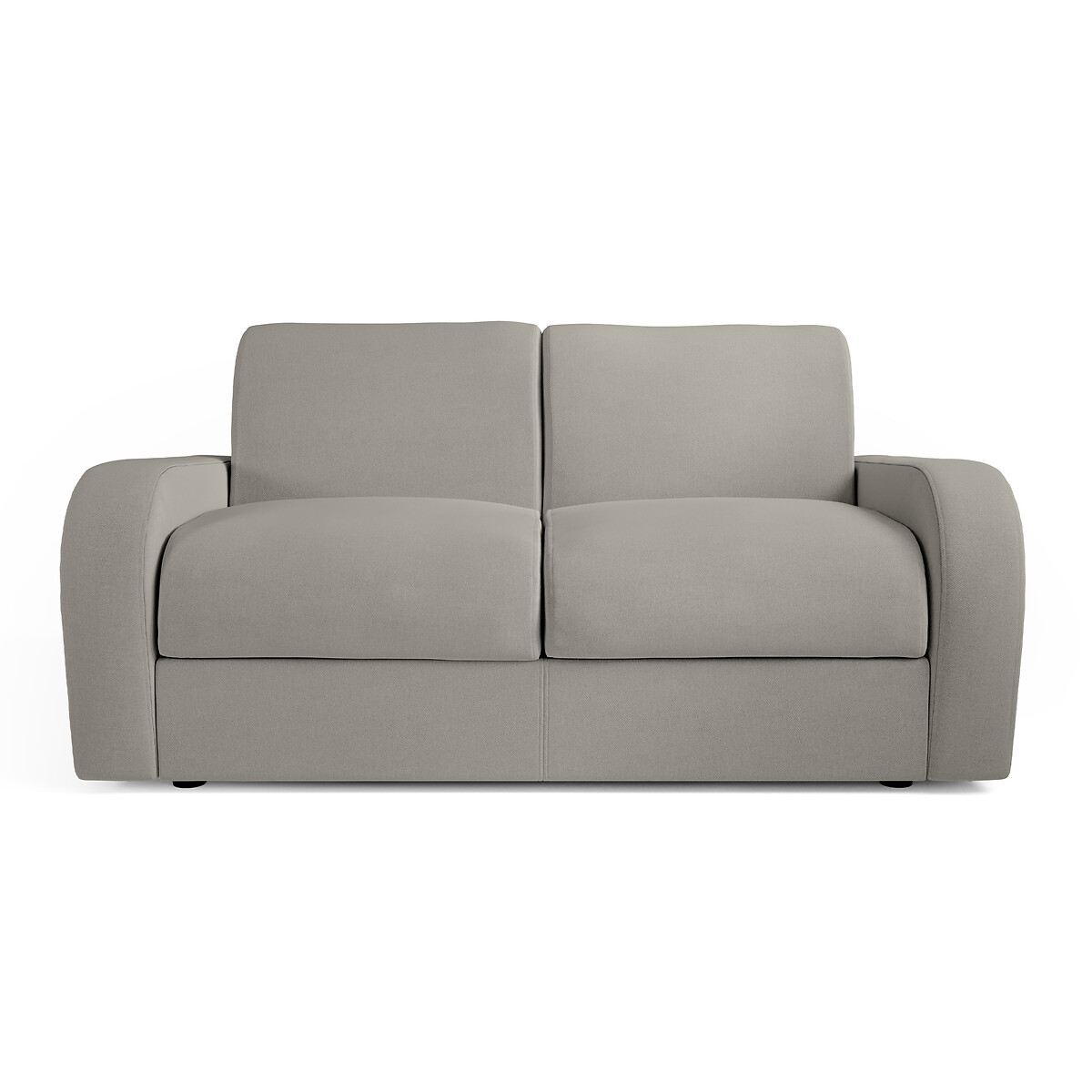 Jay-Be® Deco Brushed Twill 2 Seater Sofa Bed with Deep Sprung Mattress smoke grey, JAY-BE